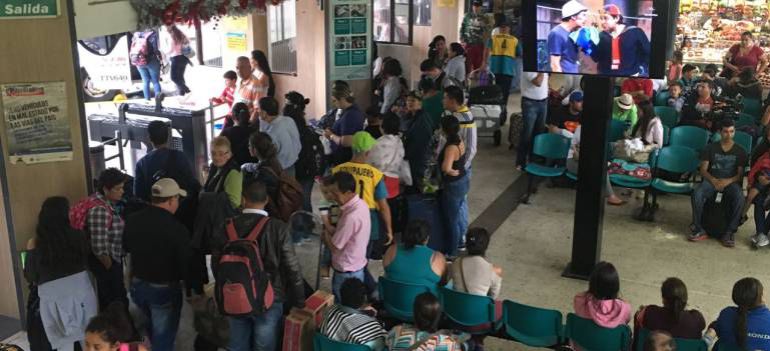 ALTERACIÓN ORDEN PÚBLICO: Alteración del orden público en vías afectó la movilidad de pasajeros