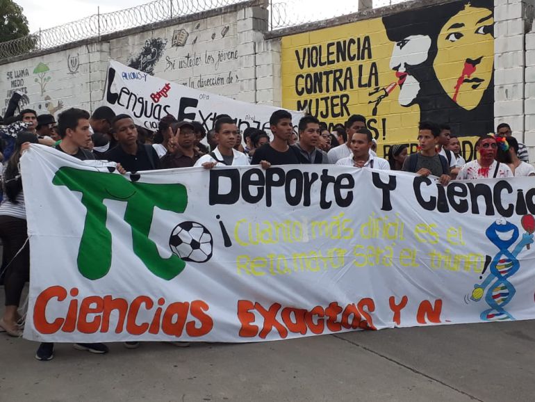 Marchas estudiantes del país: Estudiantes y sindicatos marcharán este 15 de noviembre en Cartagena