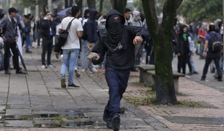 Detenidos protestas estudiantes: 43 detenidos en Bogotá vinculados a actos vandálicos