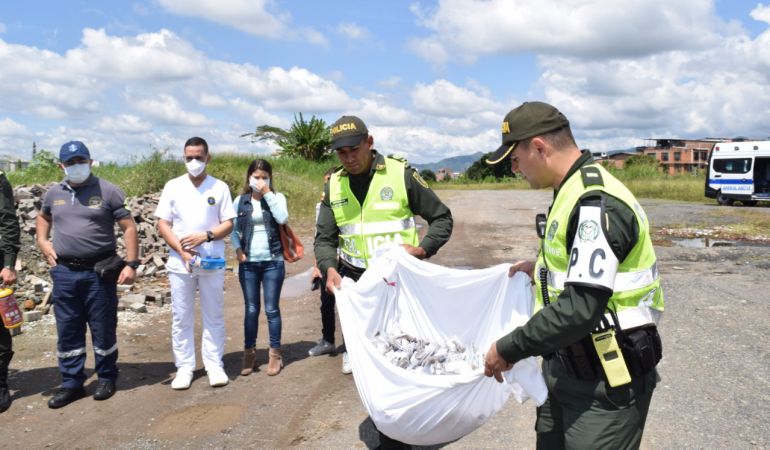 4.000 dosis de drogas fueron incineradas por las autoridades de Pereira