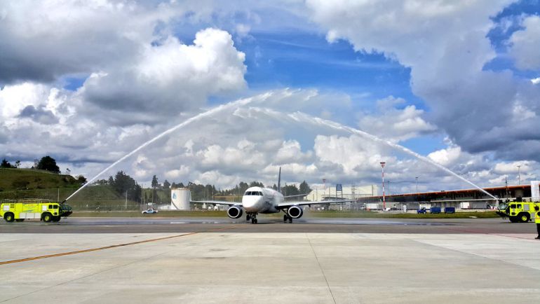 A Rionegro llegó la nueva ruta Cancún - Medellín - Cancún