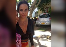 La actriz mexicana Kate del Castillo graba película en Turbaco, Bolívar