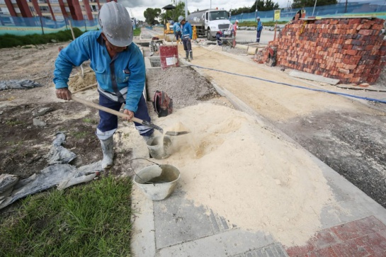 Una obra que duró 7 años paralizada en Fontibón Una obra que duró 7 años paralizada en Fontibón