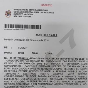 ATAQUE, TERRORISTA, QUEMA, CARROS, VALDIVIA, EJERCITO, ELN: Ataque del ELN en Antioquia, estaba advertido por inteligencia militar ATAQUE, TERRORISTA, QUEMA, CARROS, VALDIVIA, EJERCITO, ELN: Ataque del ELN en Antioquia, estaba advertido por inteligencia militar
