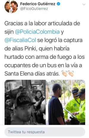 CAPTURADO, ATRACO, BUS SANTA ELENA, MEDELLIN, LADRON: Capturan a alias Pinki, responsable del atraco del bus de Santa Elena CAPTURADO, ATRACO, BUS SANTA ELENA, MEDELLIN, LADRON: Capturan a alias Pinki, responsable del atraco del bus de Santa Elena
