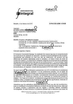 Emergencia Hidroituango: Condiciones críticas y agrietamiento en Hidroituango habían sido advertidas Emergencia Hidroituango: Condiciones críticas y agrietamiento en Hidroituango habían sido advertidas