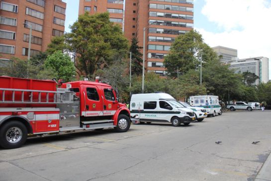 Cierres viales y dispositivo de seguridad por corridas en La Santamaría Cierres viales y dispositivo de seguridad por corridas en La Santamaría