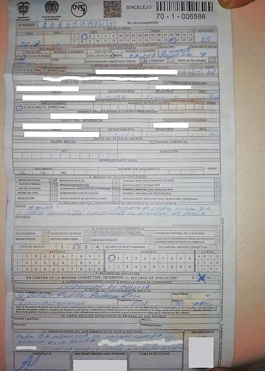 Código de Policía: Multan a menor por broma a policías sobre empanadas Código de Policía: Multan a menor por broma a policías sobre empanadas