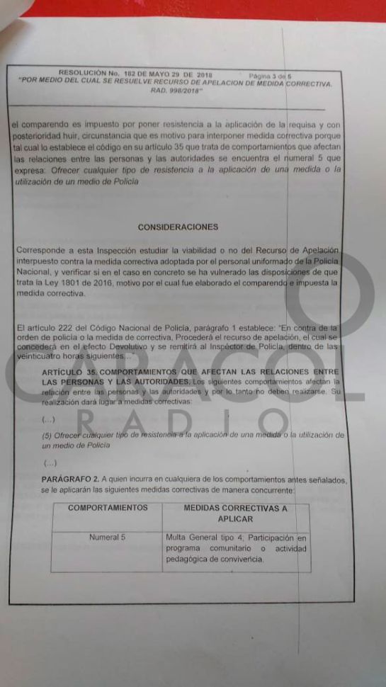 Policía niega haber aplicado comparendo a un ciudadano por correr en Tunja: Policía niega haber aplicado comparendo a un ciudadano por correr en Tunja Policía niega haber aplicado comparendo a un ciudadano por correr en Tunja: Policía niega haber aplicado comparendo a un ciudadano por correr en Tunja