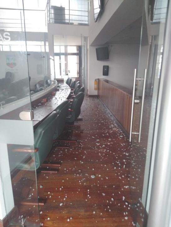 temblor afectaciones: Sismo afecta el edificio del Concejo de Manizales temblor afectaciones: Sismo afecta el edificio del Concejo de Manizales