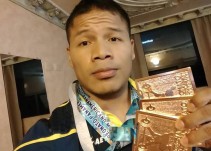 Tres medallas de bronce para quindiano Yoni Andica, panamericano de pesas