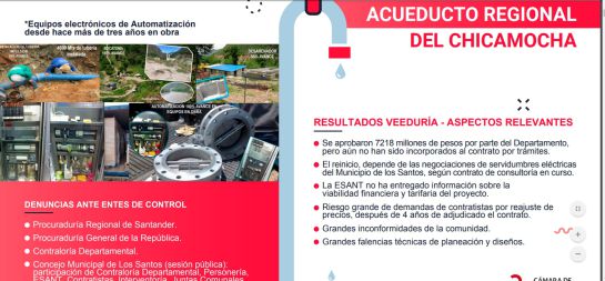 BUCARAMANGA SANTANDER CAMARA DE COMERCIO VEEDURÍA: Hay retrasos en varias obras regionales BUCARAMANGA SANTANDER CAMARA DE COMERCIO VEEDURÍA: Hay retrasos en varias obras regionales