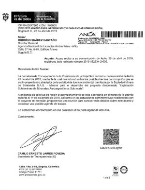 MINESA LICENCIA AMBIENTAL PARAMO SANTURBAN ORO SANTANDER EXPLOTACIÓN: Denuncian posible corrupción en licencia ambiental que busca Minesa MINESA LICENCIA AMBIENTAL PARAMO SANTURBAN ORO SANTANDER EXPLOTACIÓN: Denuncian posible corrupción en licencia ambiental que busca Minesa