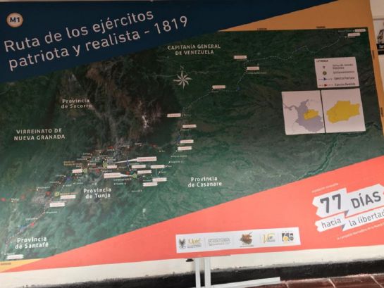 Independencia de Colombia: Exposición itinerante 77 días hacía la libertad, la historia de una epopeya Independencia de Colombia: Exposición itinerante 77 días hacía la libertad, la historia de una epopeya