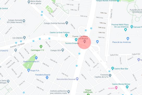 14: Av. Boyacá con Primero de Mayo 14: Av. Boyacá con Primero de Mayo