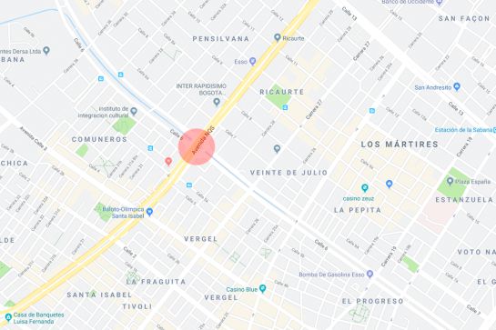 15: Calle 6 con Cra. NQS 15: Calle 6 con Cra. NQS