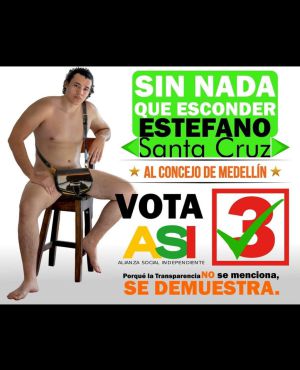 SEO: Elecciones regionales 2019, candidato desnudo, candidatos al concejo: Con foto cuasi desnudo, deportista hace campaña al Concejo de Medellín SEO: Elecciones regionales 2019, candidato desnudo, candidatos al concejo: Con foto cuasi desnudo, deportista hace campaña al Concejo de Medellín