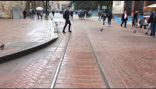 Vías del antiguo Tranvía Vías del antiguo Tranvía
