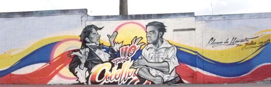 Independencia de Colombia en grafitis Independencia de Colombia en grafitis