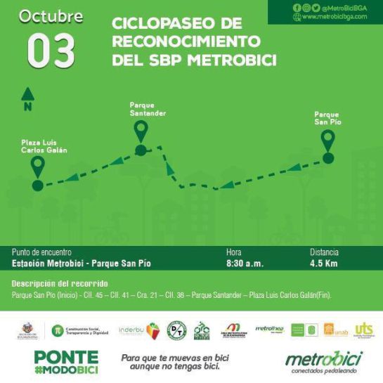 BUCARAMANGA BICICLETAS MOVILIDAD URBANA: Los detalles de 'Metrobici' que funcionará desde este jueves BUCARAMANGA BICICLETAS MOVILIDAD URBANA: Los detalles de 'Metrobici' que funcionará desde este jueves