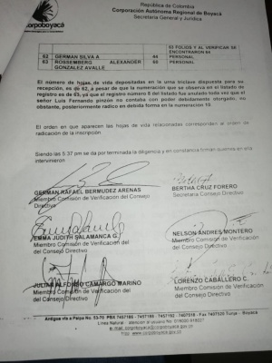 62 candidatos aspiran a dirigir Corpoboyacá: 62 personas aspiran a dirigir Corpoboyacá 62 candidatos aspiran a dirigir Corpoboyacá: 62 personas aspiran a dirigir Corpoboyacá