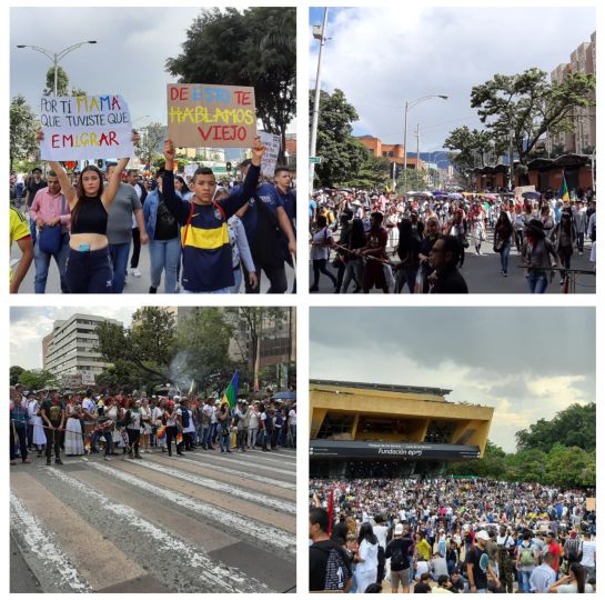 Marcha pacífica en Medellin: La marcha de Medellín fue un ejemplo de buen comportamiento Marcha pacífica en Medellin: La marcha de Medellín fue un ejemplo de buen comportamiento