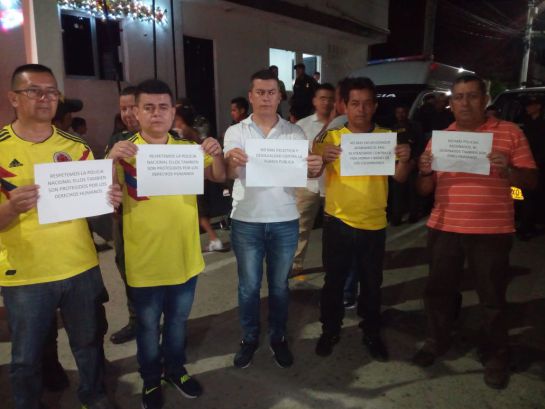 Policías heridos en manifestaciones: Menores aprehendidos durante manifestaciones en Neiva Policías heridos en manifestaciones: Menores aprehendidos durante manifestaciones en Neiva
