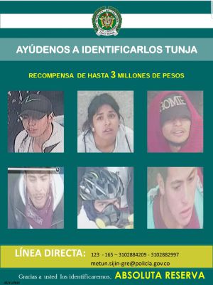 Protestas en Tunja: Ofrecen $3 millones por vándalos infiltrados en las protestas de Tunja Protestas en Tunja: Ofrecen $3 millones por vándalos infiltrados en las protestas de Tunja