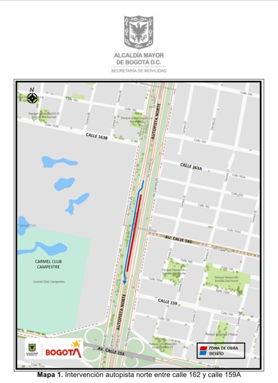 Cierres viales en Bogotá: ¡Pilas, hay cierres viales programados en la Autopista Norte! Cierres viales en Bogotá: ¡Pilas, hay cierres viales programados en la Autopista Norte!