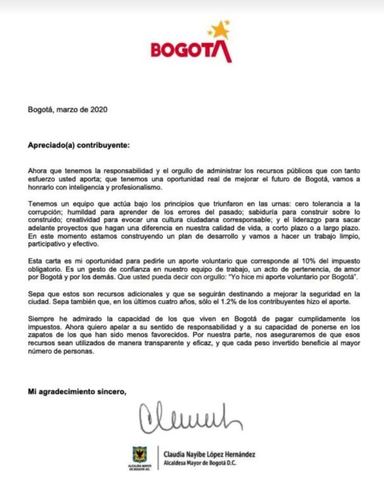 Impuesto para seguridad en Bogotá: ¿Pagaría usted un 10% en el impuesto predial para mejorar la seguridad? Impuesto para seguridad en Bogotá: ¿Pagaría usted un 10% en el impuesto predial para mejorar la seguridad?