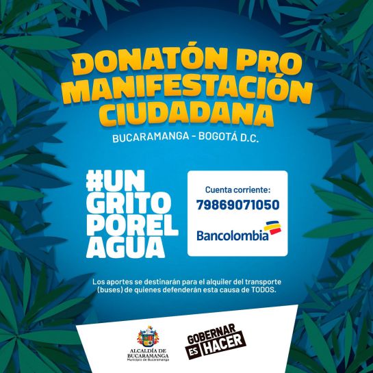Donatón transporte marcha páramo de Santurbán: Con donatón costearán buses para marcha por Santurbán Donatón transporte marcha páramo de Santurbán: Con donatón costearán buses para marcha por Santurbán