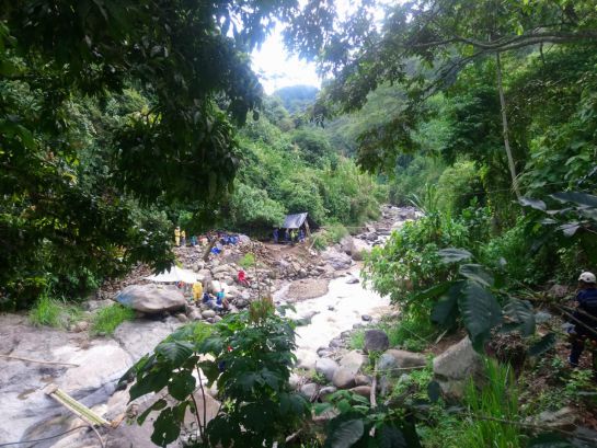 Zona del rescate en el resguardo San Lorenzo de Riosucio Zona del rescate en el resguardo San Lorenzo de Riosucio