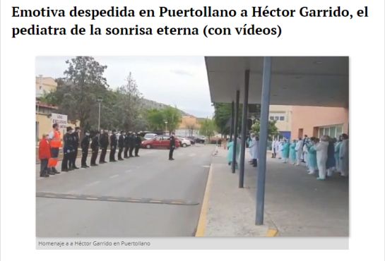 Bucaramanga Barrancabermeja Muerte Coronavirus Médico España: VIDEO: Despidieron al médico Garrido en España Bucaramanga Barrancabermeja Muerte Coronavirus Médico España: VIDEO: Despidieron al médico Garrido en España