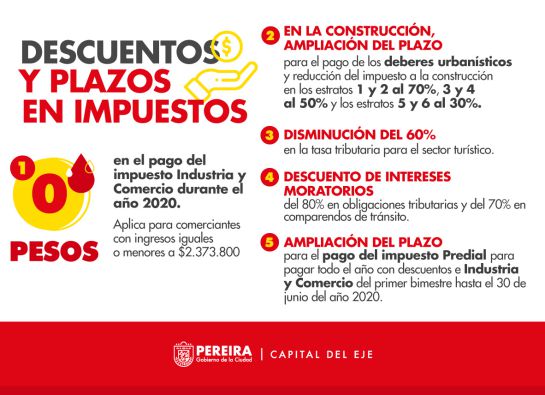 Salvavidas para las empresas de Pereira: Alcalde de Pereira lanza estrategias para salvar empresas de la ciudad Salvavidas para las empresas de Pereira: Alcalde de Pereira lanza estrategias para salvar empresas de la ciudad