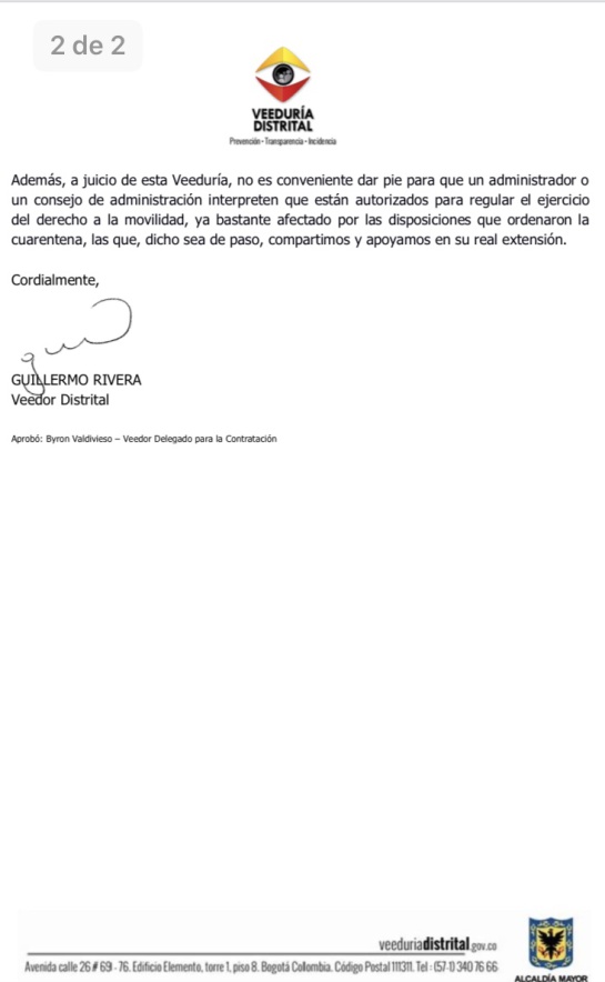 Medidas en conjuntos recidenciales: Veeduría pide aclarar medidas en conjuntos Medidas en conjuntos recidenciales: Veeduría pide aclarar medidas en conjuntos