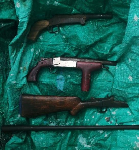 Armas incautadas por la Policía de Caldas Armas incautadas por la Policía de Caldas