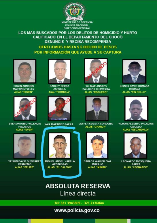 Clan del Golfo: Cayó jefe de sicarios de organización al servicio de Clan del Golfo Clan del Golfo: Cayó jefe de sicarios de organización al servicio de Clan del Golfo