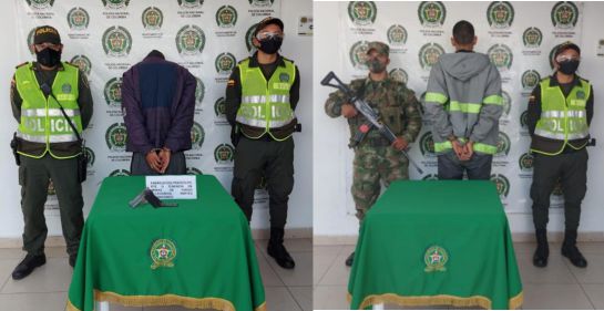 Capturados en zona rural de Riosucio Capturados en zona rural de Riosucio