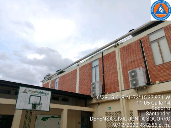 Bucaramanga lluvias vendaval afectaciones Socorro: VIDEO: Vendaval destechó un colegio en El Socorro Bucaramanga lluvias vendaval afectaciones Socorro: VIDEO: Vendaval destechó un colegio en El Socorro