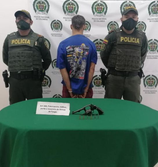 Capturado por porte ilegal de arma de fuego en Marmato Capturado por porte ilegal de arma de fuego en Marmato