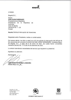 Alcaldesa de Bogotá retoma sus funciones: Claudia López se reincorporó de nuevo a sus funciones en la alcaldía Alcaldesa de Bogotá retoma sus funciones: Claudia López se reincorporó de nuevo a sus funciones en la alcaldía