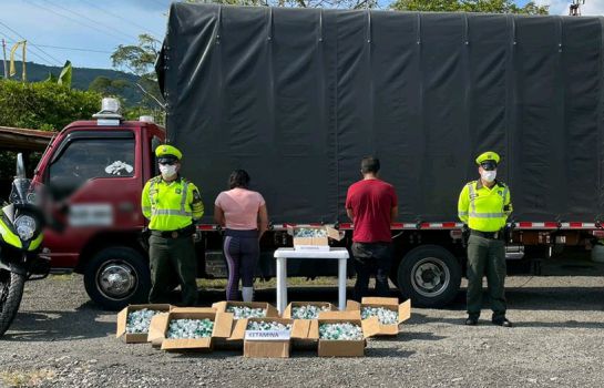 Ketamina incautada en vías de Manizales Ketamina incautada en vías de Manizales
