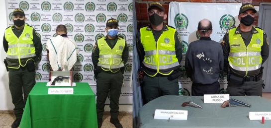 Capturas e incautación de armas ilegales. Capturas e incautación de armas ilegales.