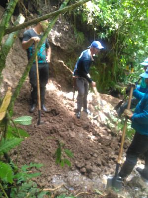 Más de 10 deslizamientos afectaron el sistema de conducción de agua en Montenegro Más de 10 deslizamientos afectaron el sistema de conducción de agua en Montenegro