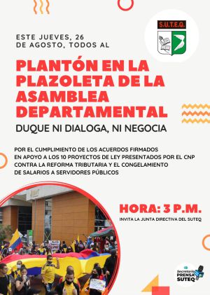 Convocatoria del sindicado de educadores del Quindío Convocatoria del sindicado de educadores del Quindío