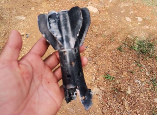 Artefacto explosivo artesanal conocido como ‘tatuco’ Artefacto explosivo artesanal conocido como ‘tatuco’