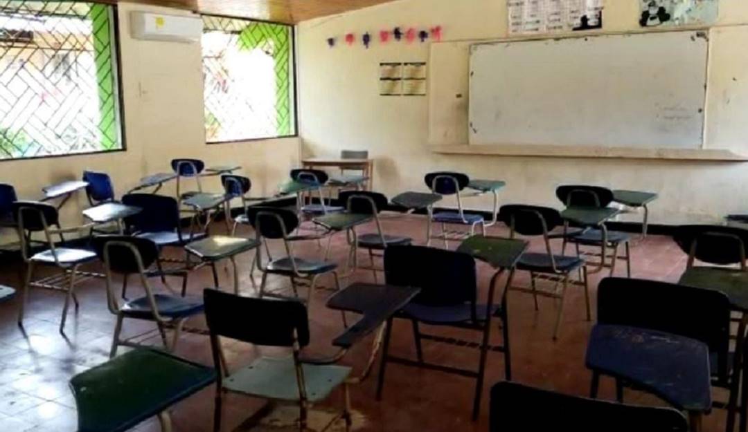 Un salón del colegio ITI de Sincelejo. Foto: Caracol Radio. Un salón del colegio ITI de Sincelejo. Foto: Caracol Radio.