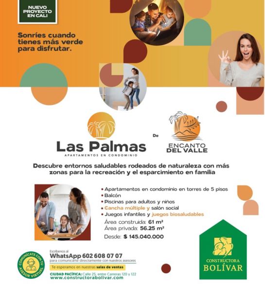 La apuesta de inmuebles para caleños que buscan bienestar y tranquilidad La apuesta de inmuebles para caleños que buscan bienestar y tranquilidad