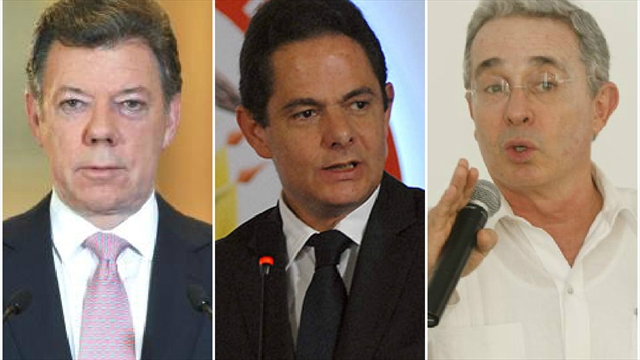 Imagen de Santos y de Vargas Lleras en alza; la de Uribe, estable