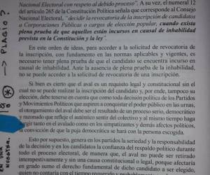 Página que supuestamente contiene plagio. Página que supuestamente contiene plagio.